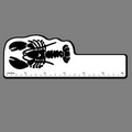 6" Ruler W/ Lobster Silhouette